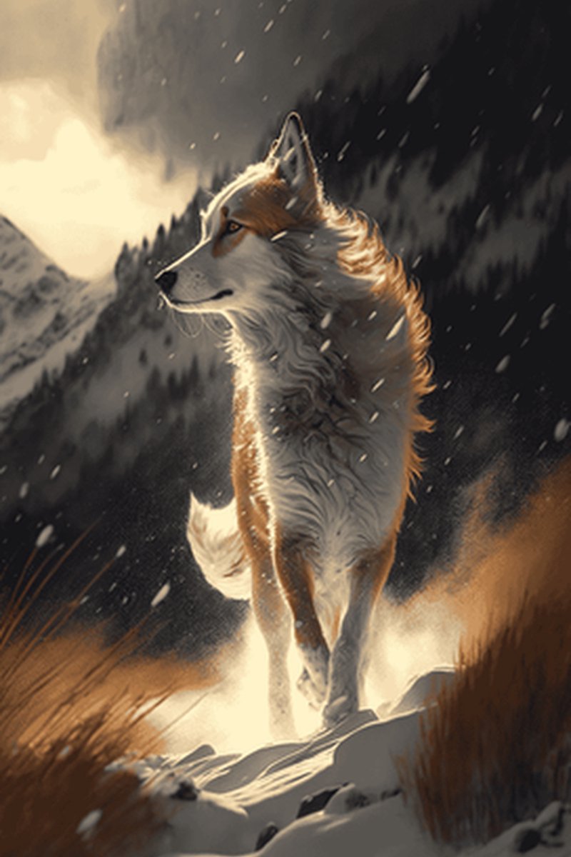 Hond poster - Dieren - Natuur - Hond - posters - formaat 70x100cm - L512