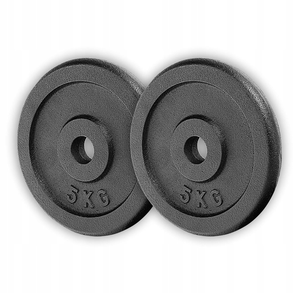 Merkloos IJzeren Gewicht 2x5kg (10kg Totaal) voor 26mm Halters