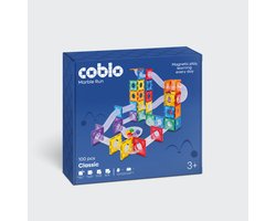 Coblo – Magnetic Tiles Knikkerbaan – Classic 100 stuks – Magnetische tegels – Knikkerbaan – Magnetisch speelgoed – Vanaf 3 jaar