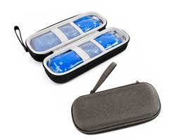Insuline & GLP-1 Koeltas / Etui – Voor Insulinepennen en Injecties (Ozempic, Wegovy, Mounjaro, Saxenda) – Met 2 Ice Packs – 20×7×5 cm