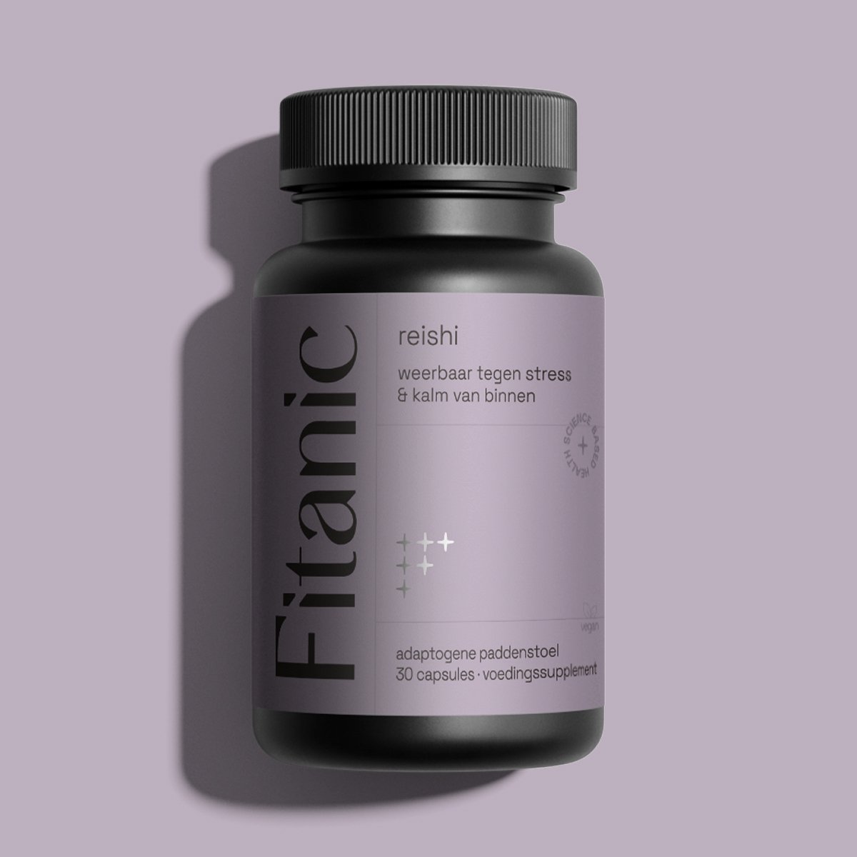 Reishi 1000 mg equivalent - 100 mg 10:1 Extract - Vegan - 30 capsules - Fitanic