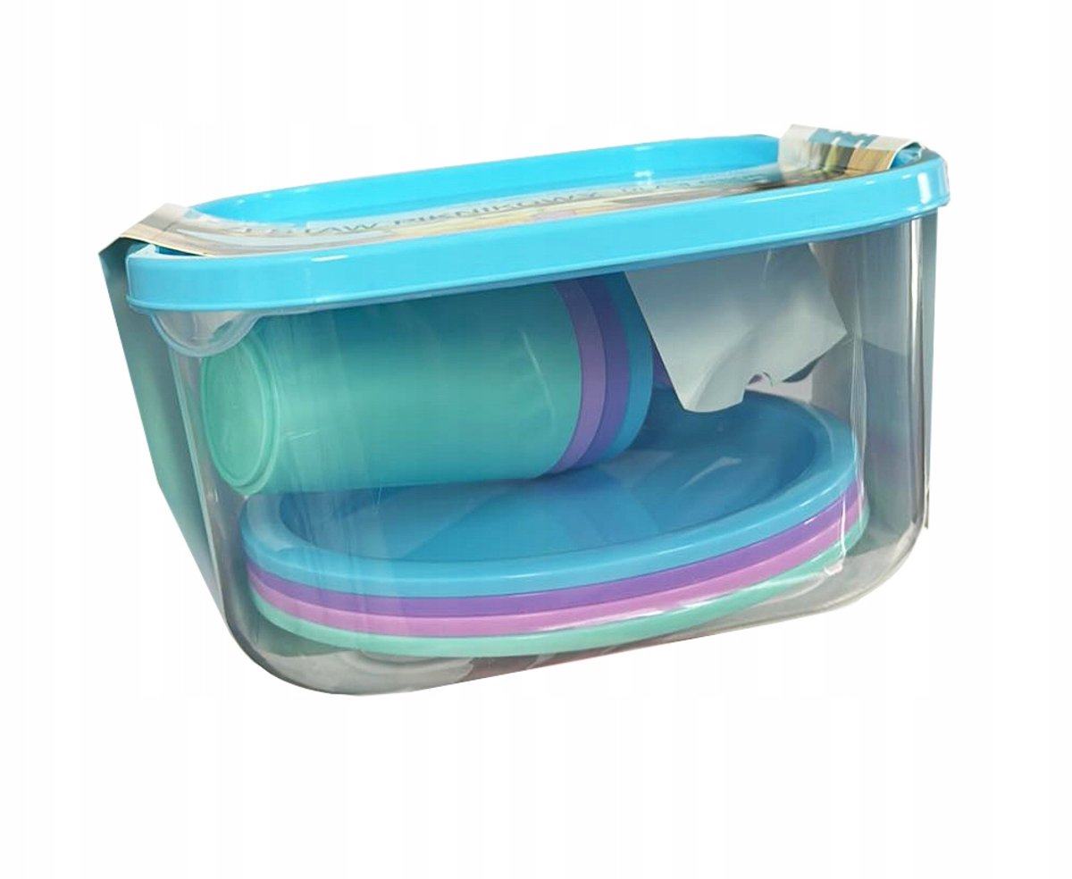 Merkloos Piknikset voor 4 Personen - Complete Buiten Eetset
