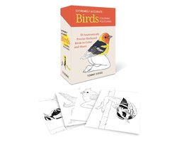 Extremely Accurate Birds Coloring Postcards