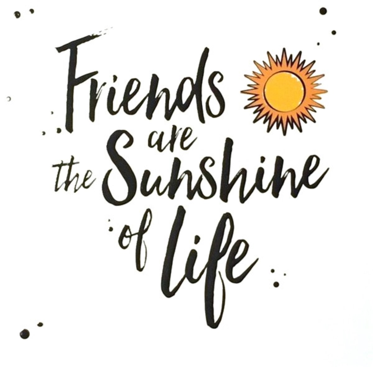 Luxe Wenskaart Vrienden Vriendinnen - Wenskaarten - Vriendenkaart - Vriendinnenkaart - Friends - Freundinnen - Freunde - Amis - Amies - Serie Joy - Artige - Kaart - 1 Stuks - In Folie - Gratis Verzonden - Hoge Afnamekortingen - 14x14cm