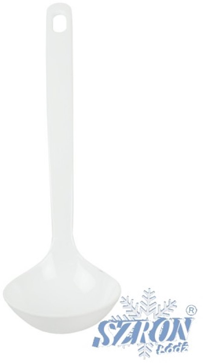 Witte Melamine Lepel 210mm - Vaatwasserbestendig