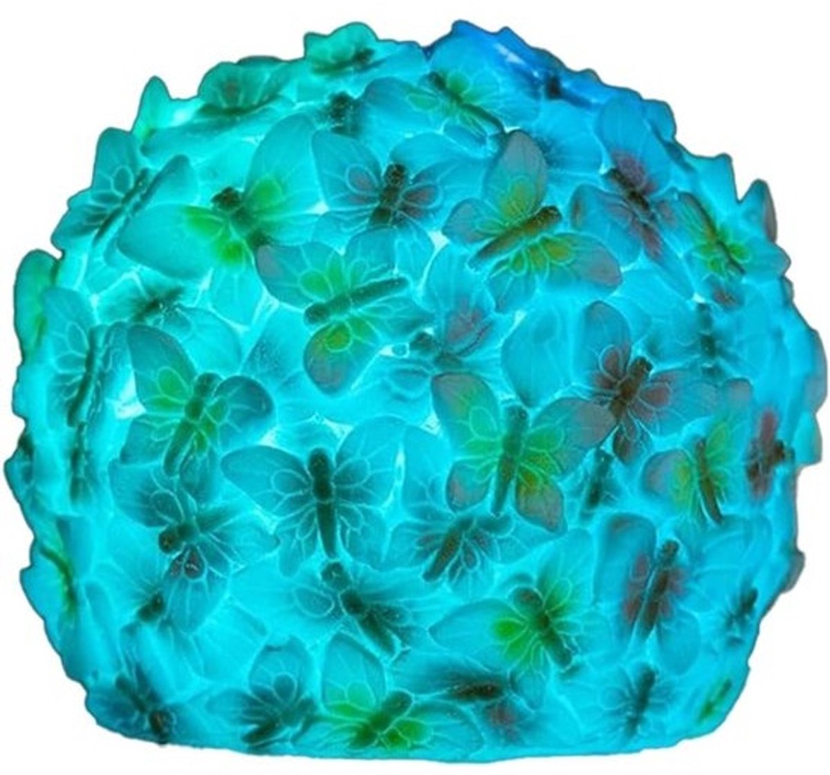 Zonnebalverlichting - Ronde Bloem Licht - Tuin Verfraaien - Kleur Veranderend - 18 cm - Meerkleurig