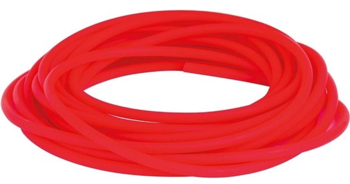 Elastische Vislijn - Paalvislijn Latex - Vissen - Amber Kern - 3m Lengte - Meerkleurig