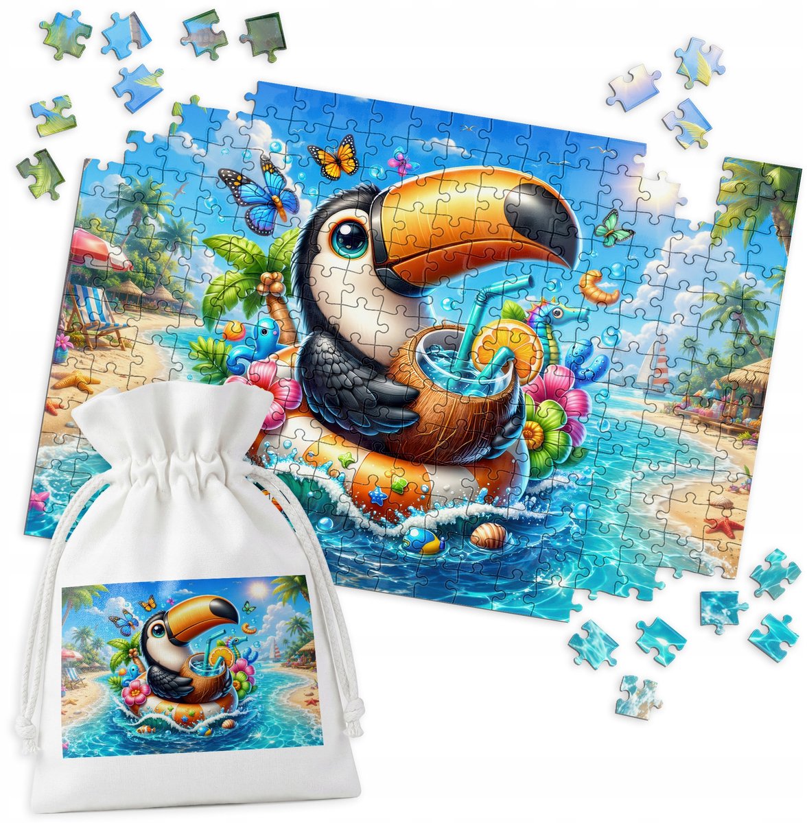 Tropisch Paradijs Toekanpuzzel - 252 stukjes