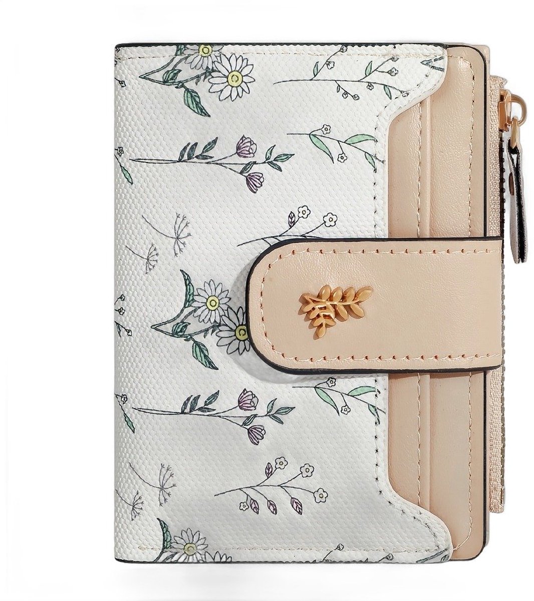Currero Portomonee - Portemonnee Dames & Heren - RFID Anti Skim - Pasjeshouder - Klein Model - Met Rits - Kunstleer - Beige