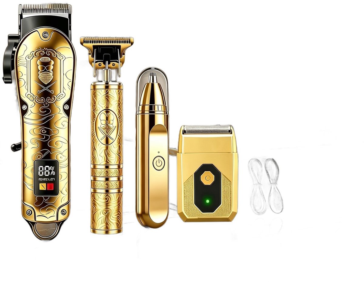 Currero Foil Shaver - Scheerapparaat Mannen - Hoofd Scheerapparaat - Head Shaver - Tondeuse met Trimmer - Lichaam en Baard - Oplaadbaar