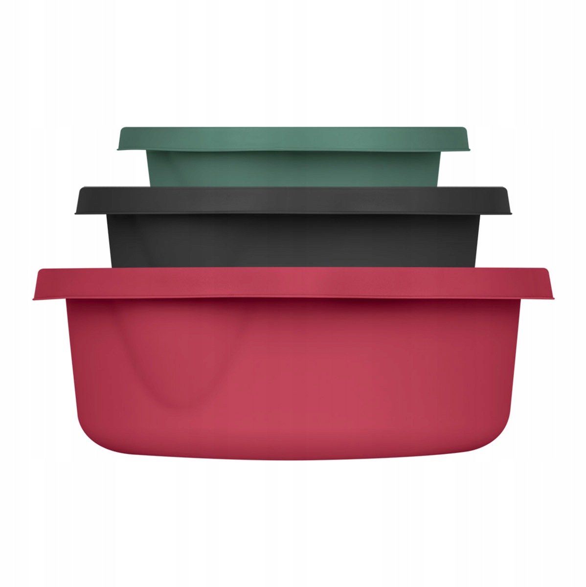 Set van 3 Hoga Plastic Wasbakken - 2L, 4L, 6L - Veelzijdig & Duurzaam