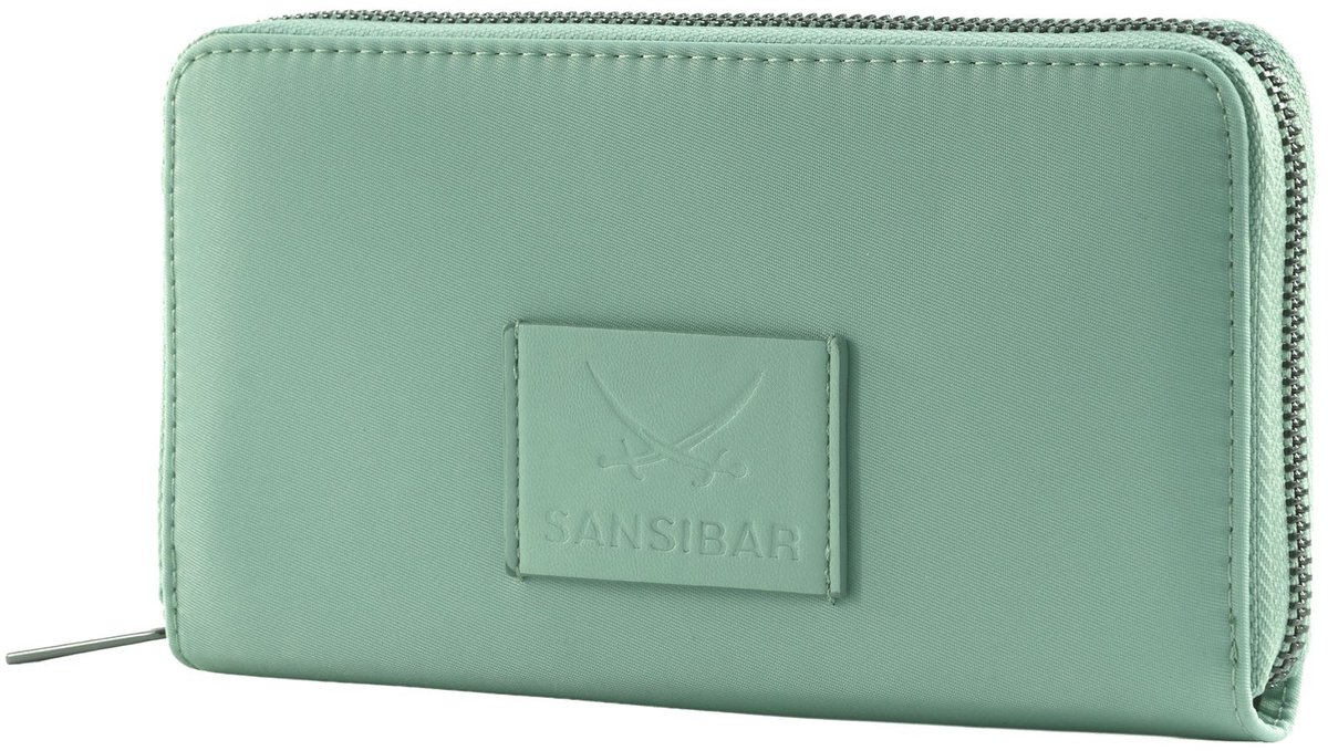 Sansibar portemonnee Zip Around Wallet Mint mintgroen