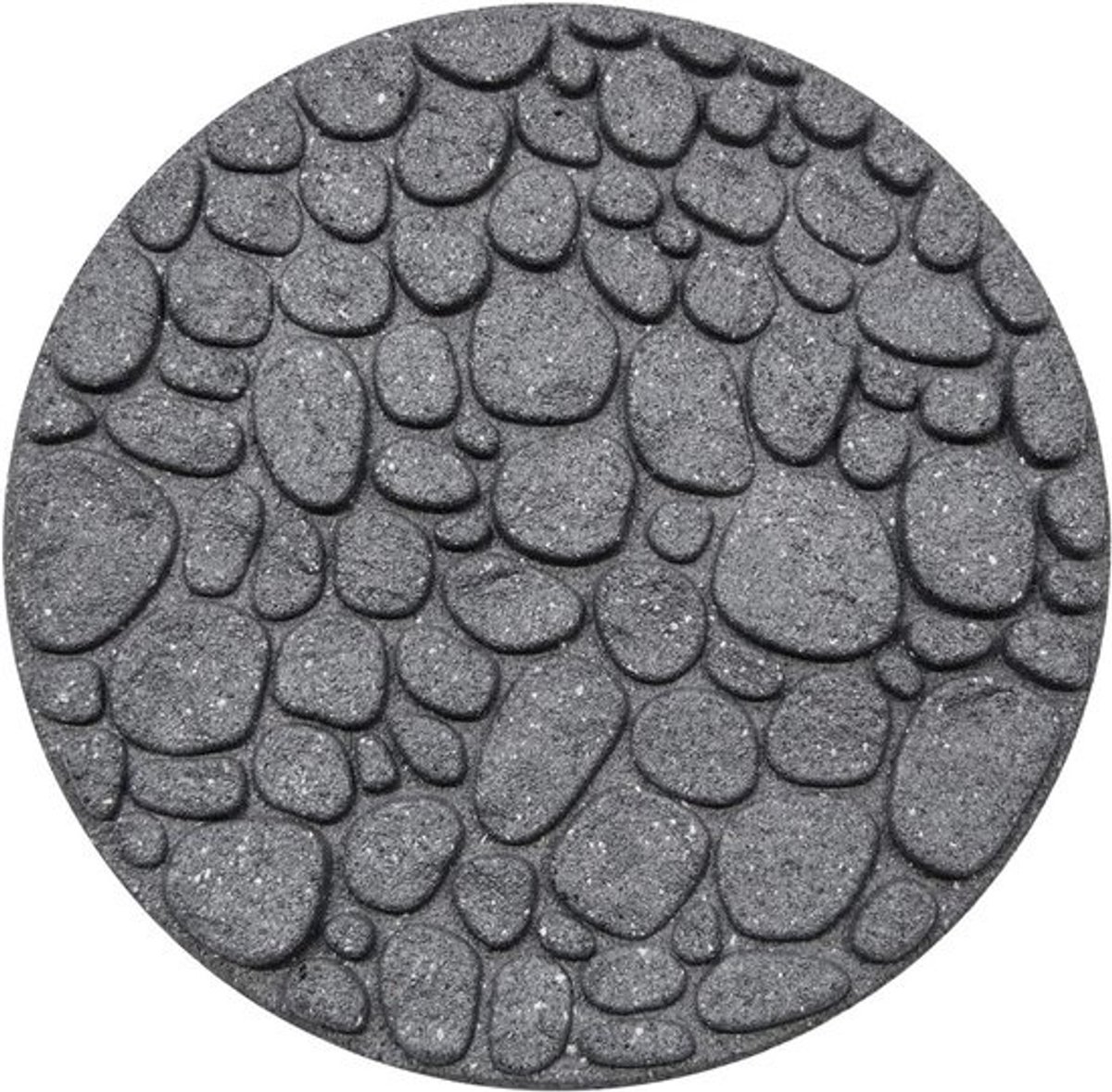 Stapsteen Rubber - Loopsteen Tuin - Veilig Buitenpad - Gemaakt van gerecycled materiaal - 45x45x1.8cm - Grijs