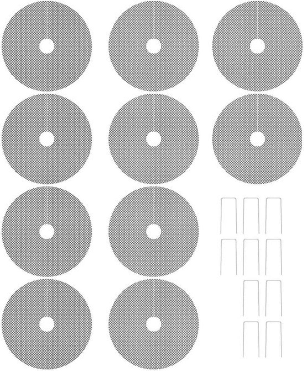 Plantenpot Beschermers - Pot Grid - Dieren Buiten Houden - Verstelbaar Ontwerp - 31 cm - Veelkleurig