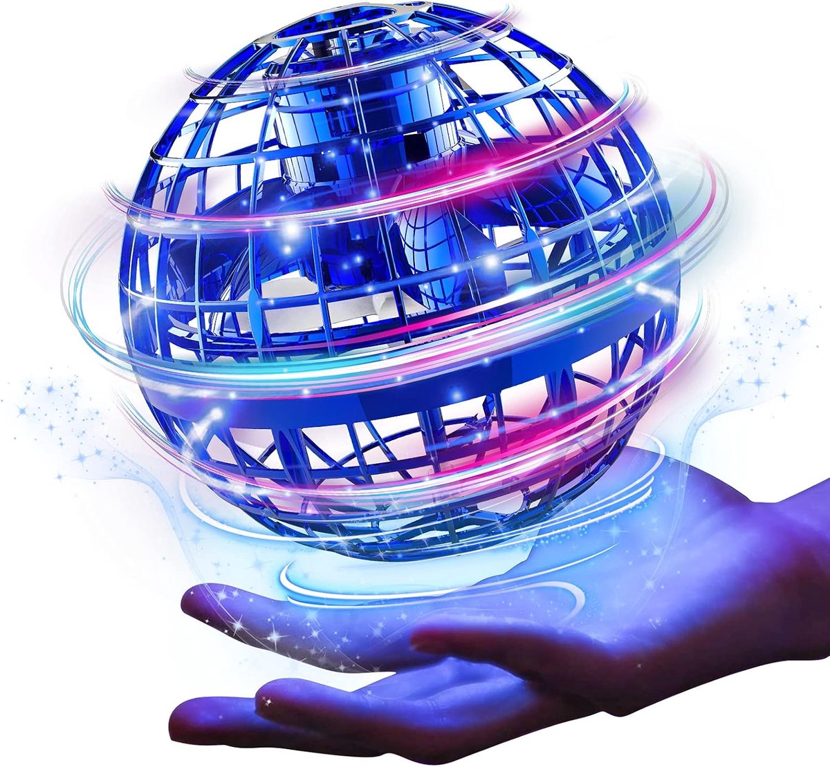Namajunas - Flying Ball - Mini Drone Voor Binnen - Fly Spinning Ball - Flying Spinner - Fidget Toy Boomerang Spinner - Met Led - Speelgoed Voor Kinderen - Kerstcadeaus - Voor Volwassenen & Kinderen