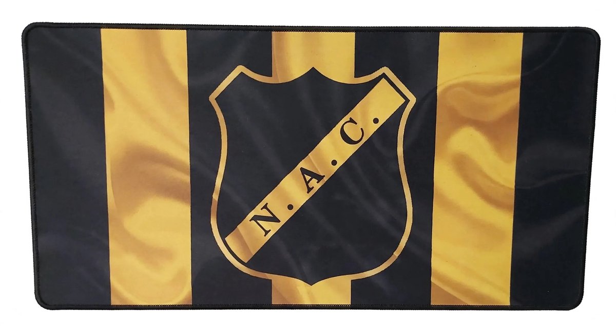 NAC Muismat XXL Antislip, Maat:60x30 cm - Mousepad - Sport - Voetbal - Gaming - Computer-Wanddecoratie