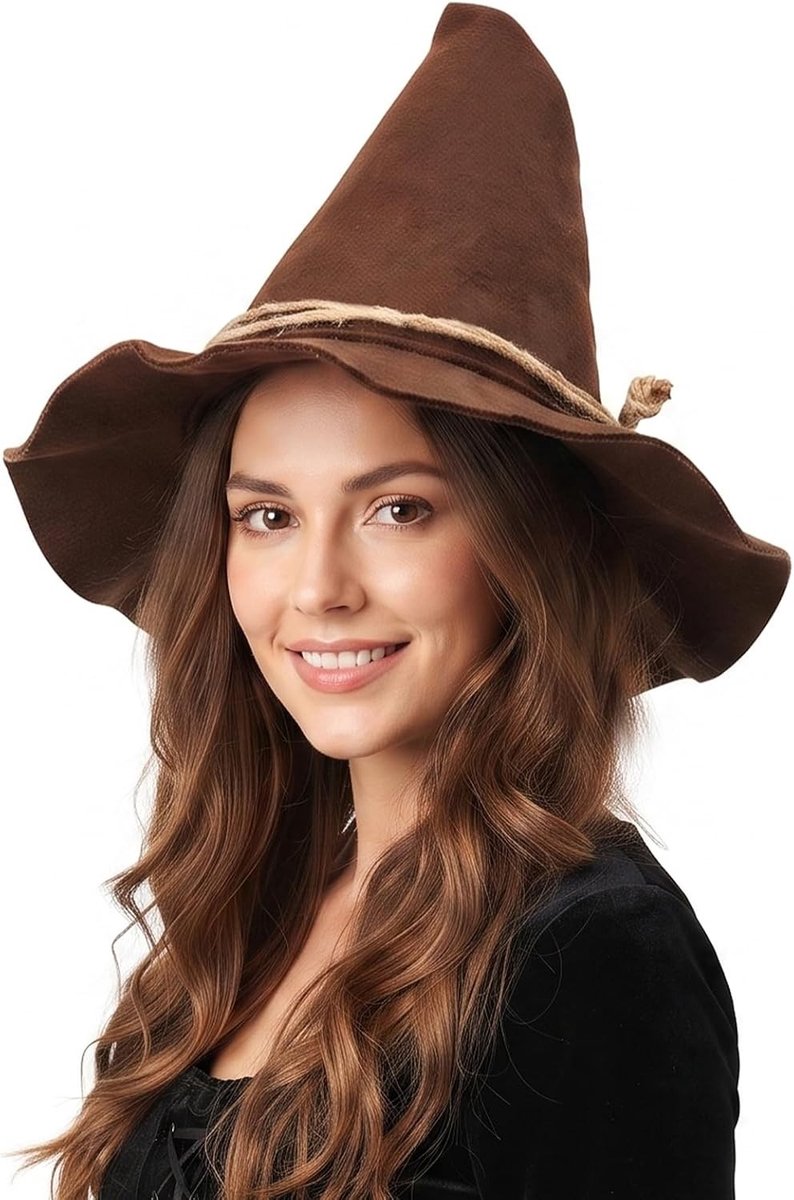 Vouwbare heksenhoed voor Halloween, Oktoberfest en carnaval - Perfect voor cosplay en masquerade evenementen