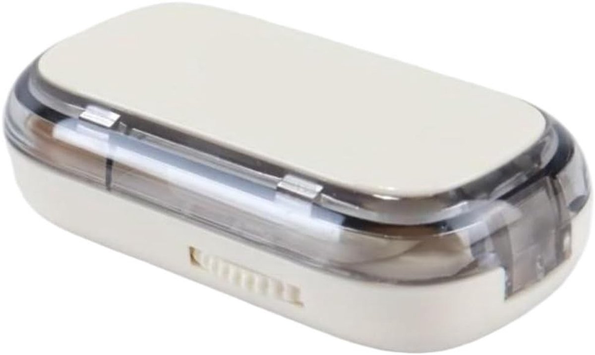 Tabletscheider voor meerdere pillen, pillencutter met opbergcompartiment voor reizen, ideaal voor medicatiebeheer en gebruiksgemak