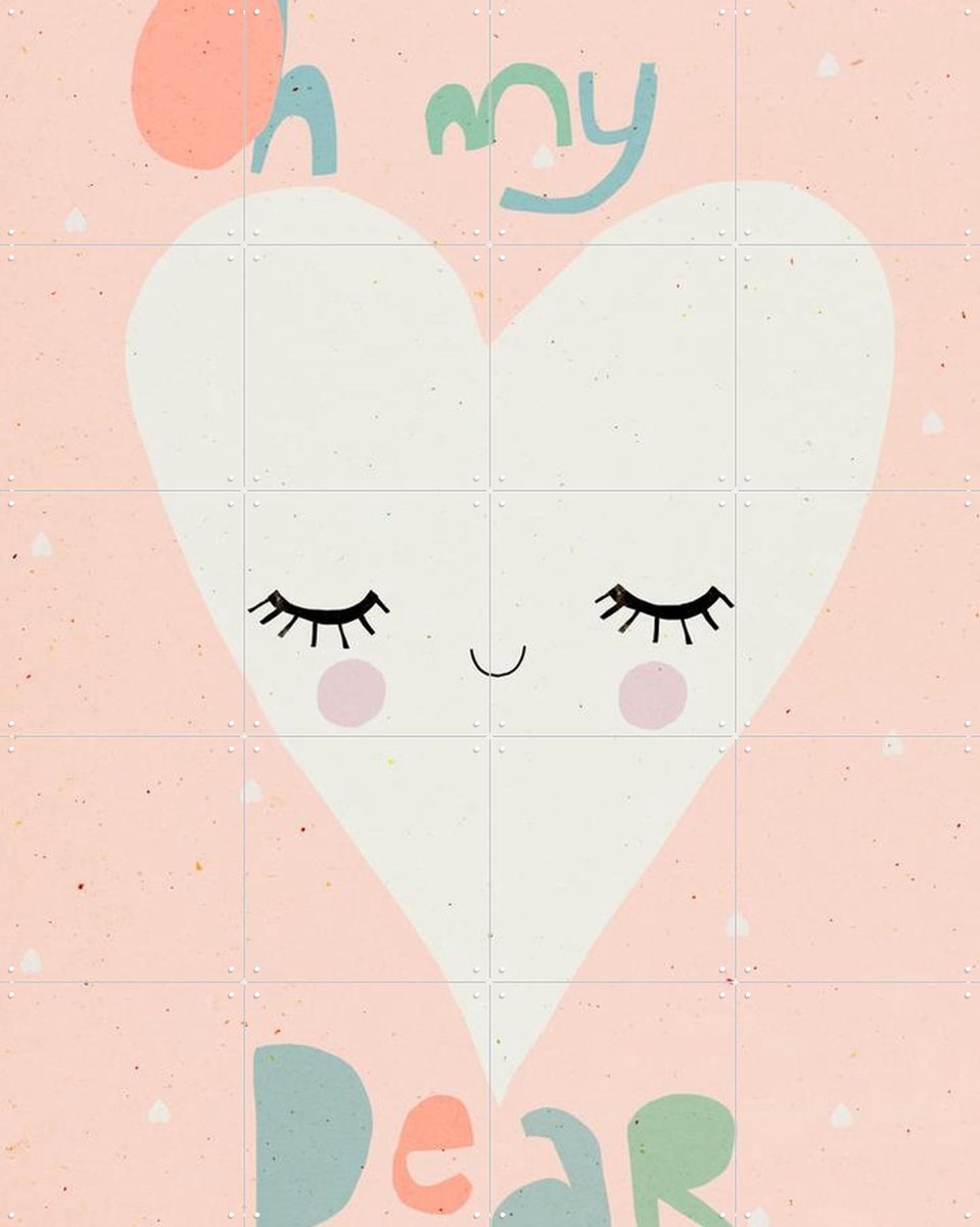 IXXI Oh My Dear, Treechild & Various - 80 x 100 cm - Gratis ophangtool - Grote wanddecoratie en posters Kinderkamer, Babykamer, Kinderen, Baby