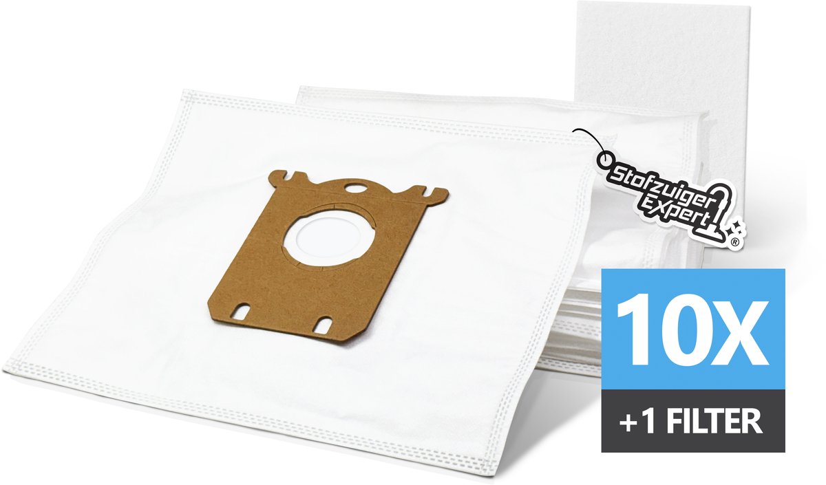 Stofzuiger Expert 10x S-Bag Stofzuigerzakken geschikt voor Philips, AEG, Electrolux Microvezel - 10x stofzakken + 1 Filter - A-Kwaliteit Alternatief