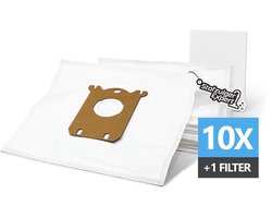 10x S-Bag Stofzuigerzakken geschikt voor Philips, AEG, Electrolux Microvezel - 10x stofzakken + 1 Filter - A-Kwaliteit Alternatief