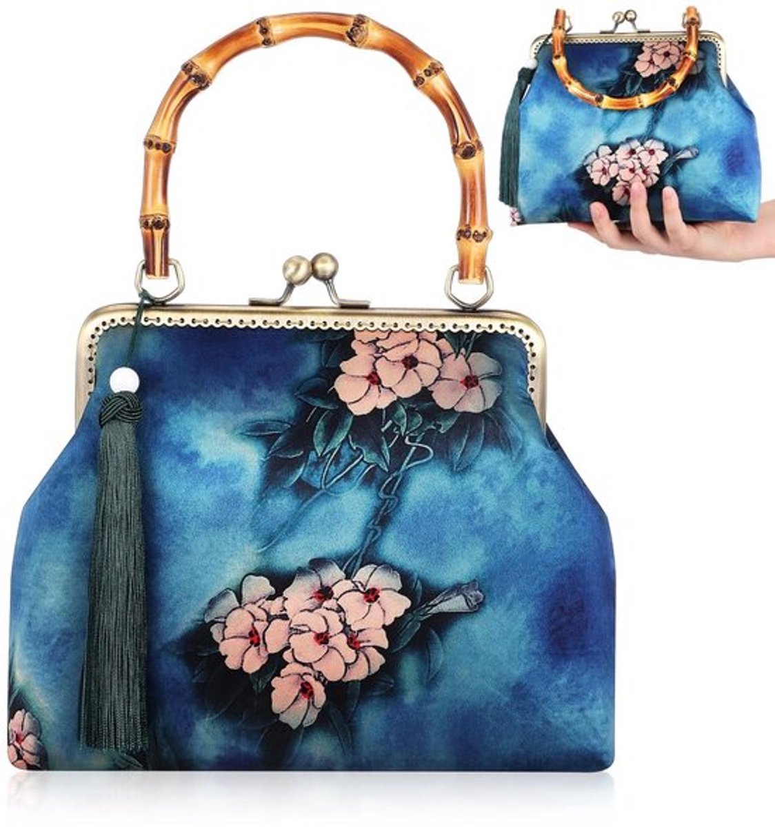 Dailygoods- Handtas Medium - Vintage Handtas - Tote Bag - Dames Handtas - Jacquard