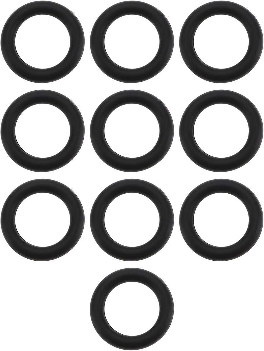 10 Stuks Slow Jet Pilot O-Ringen 6x1mm voor Honda Motoren en Tuinmachines, Hoogwaardige Kwaliteit en Duurzaam Gebruik