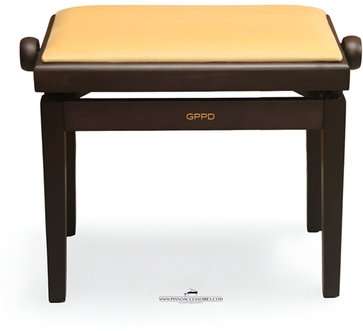 GPPD Pianobank 3 – Rosewood Mat met Crème Stofzitting