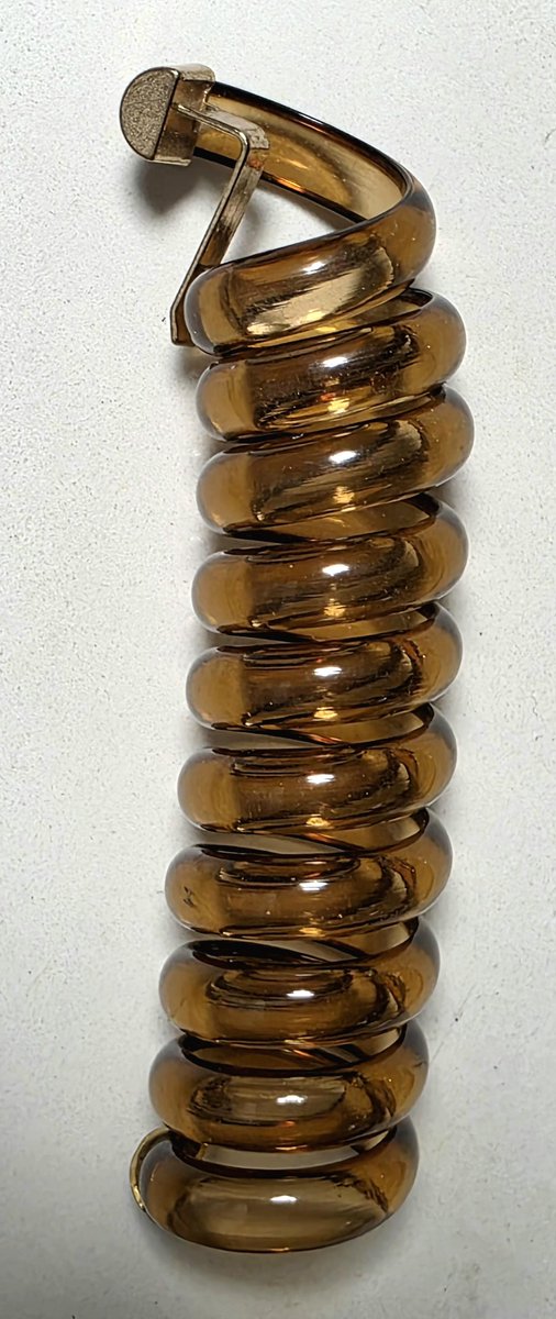 Zenner - spiraalvormige haarclip - bubble bun haarspring - haarspiraal o- telefoondraad haarklem - bruin -