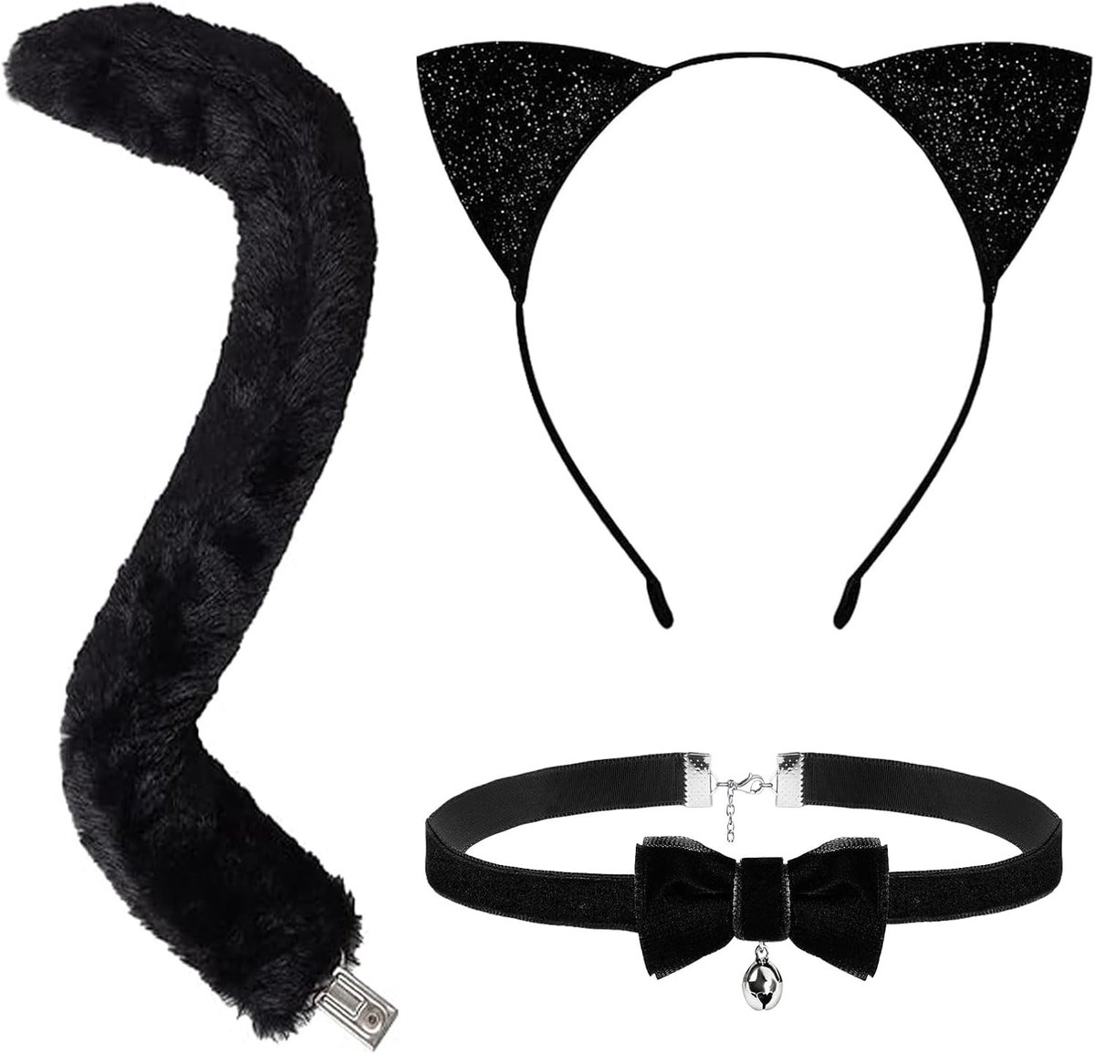Schattige accessoires voor kattenkostuums - Perfect voor Halloween en feestjes