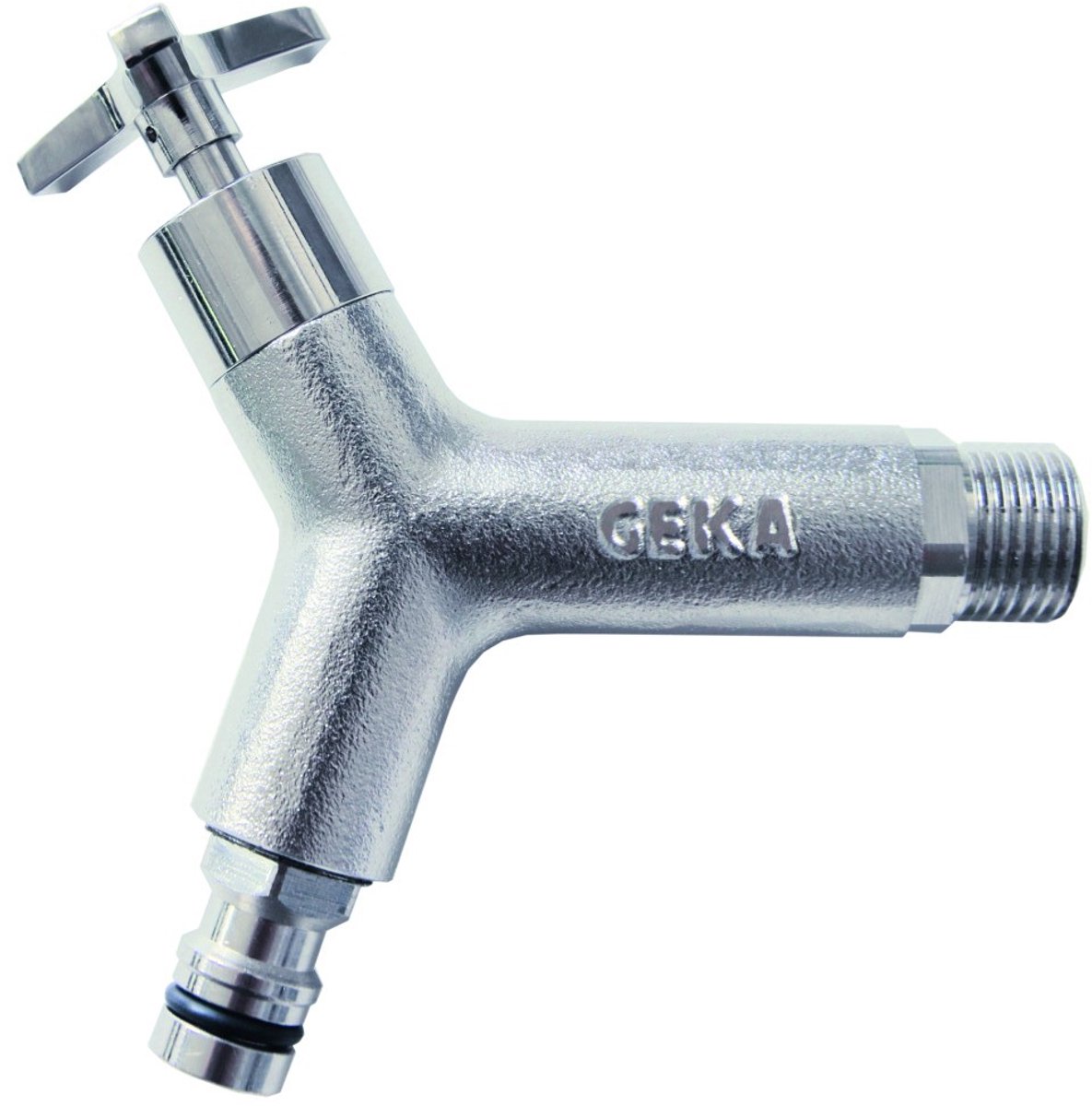 GEKA plus Design-Kraan Buitendraad 3/4 Inch Geka plus Steeksysteem