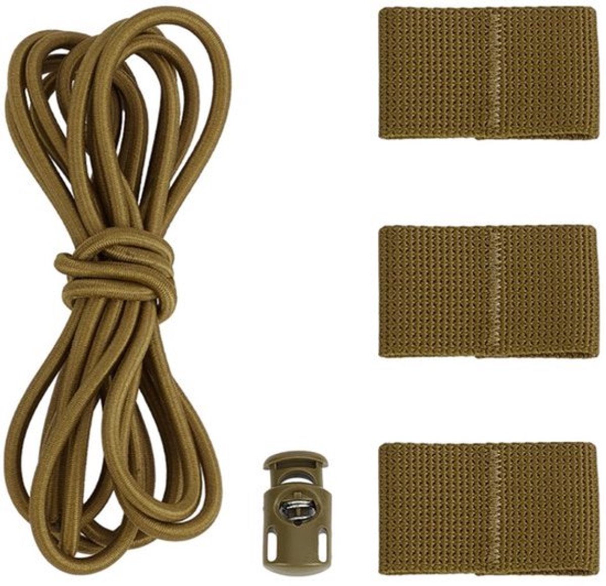 Allecto - Tactische Vlag - Bungee Elastische Fastener Strap - Compact
