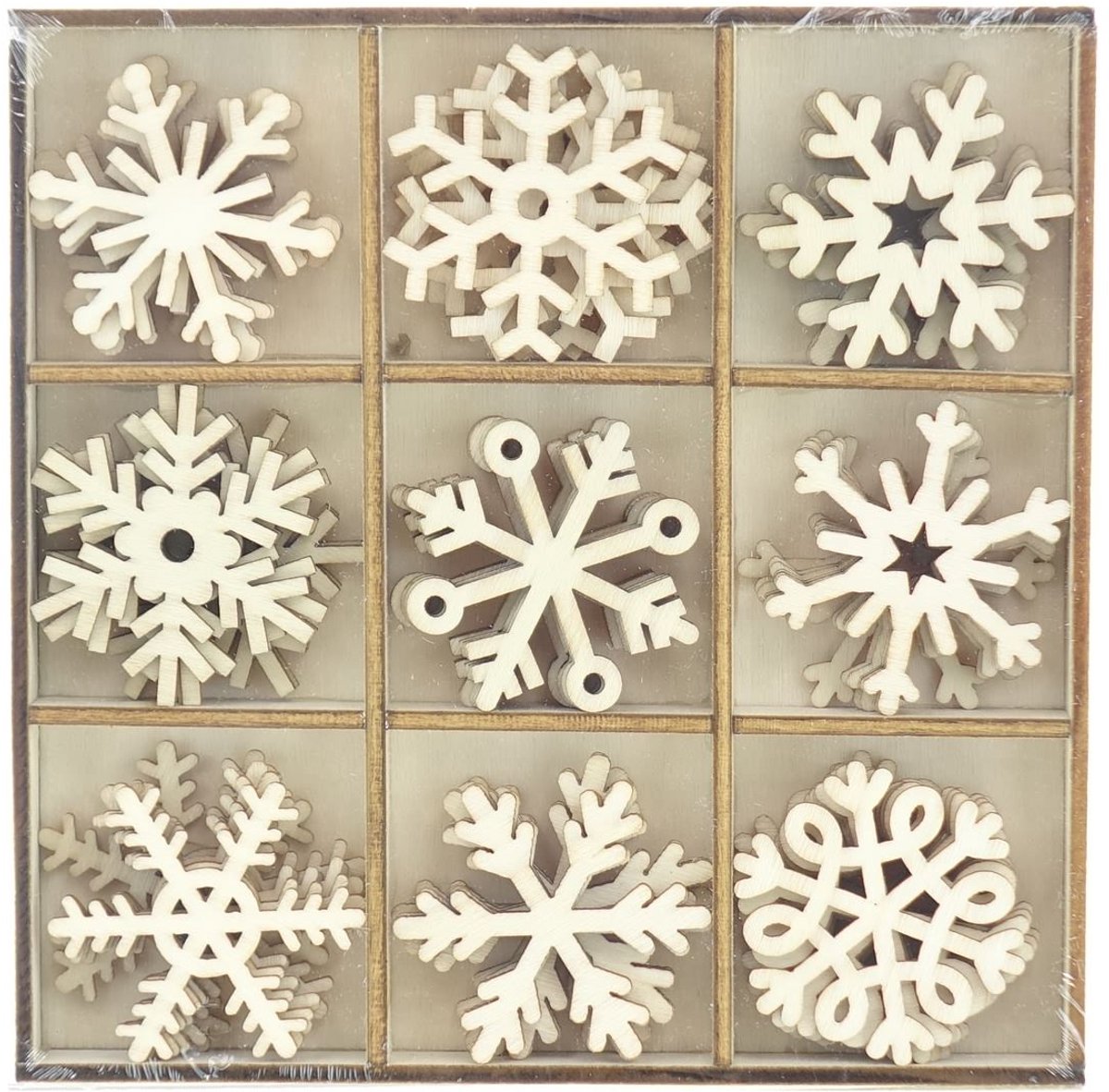 Riffelmacher & Weinberger Strooideco Sneeuwvlokken Beige 54 st