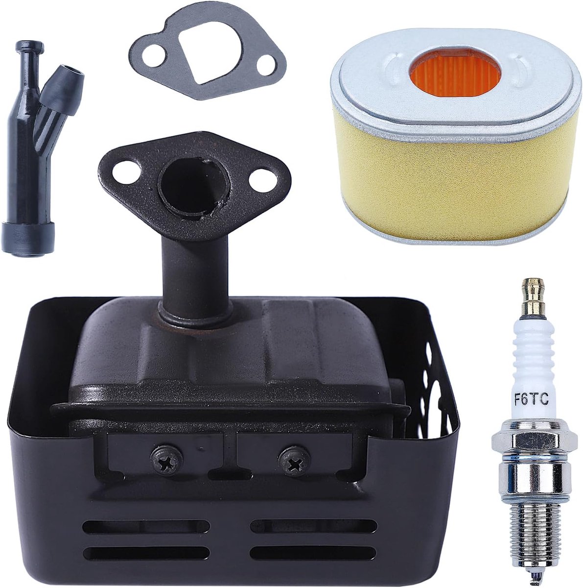 Uitlaatdemperset passend op Honda GX120-GX160-GX200 - BPC Parts