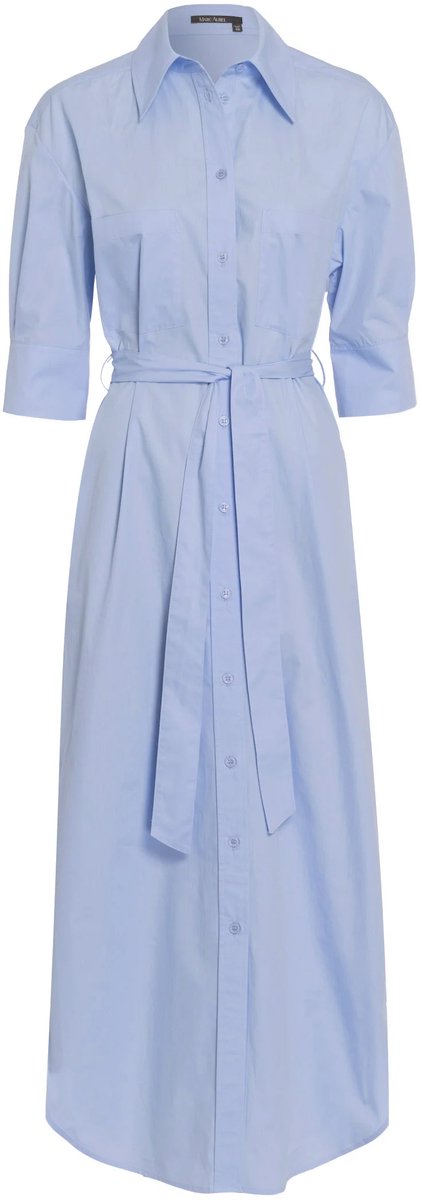 Marc Aurel - blauwe blouse jurk - maat 36