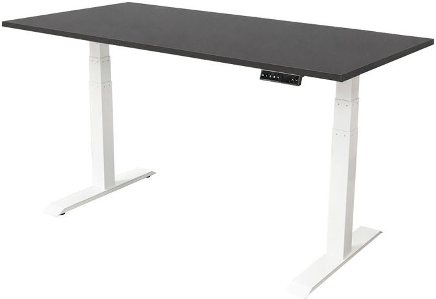Sedero Elektrisch verstelbaar bureau - 160x80 cm - Dual motor - Wit / Antraciet
