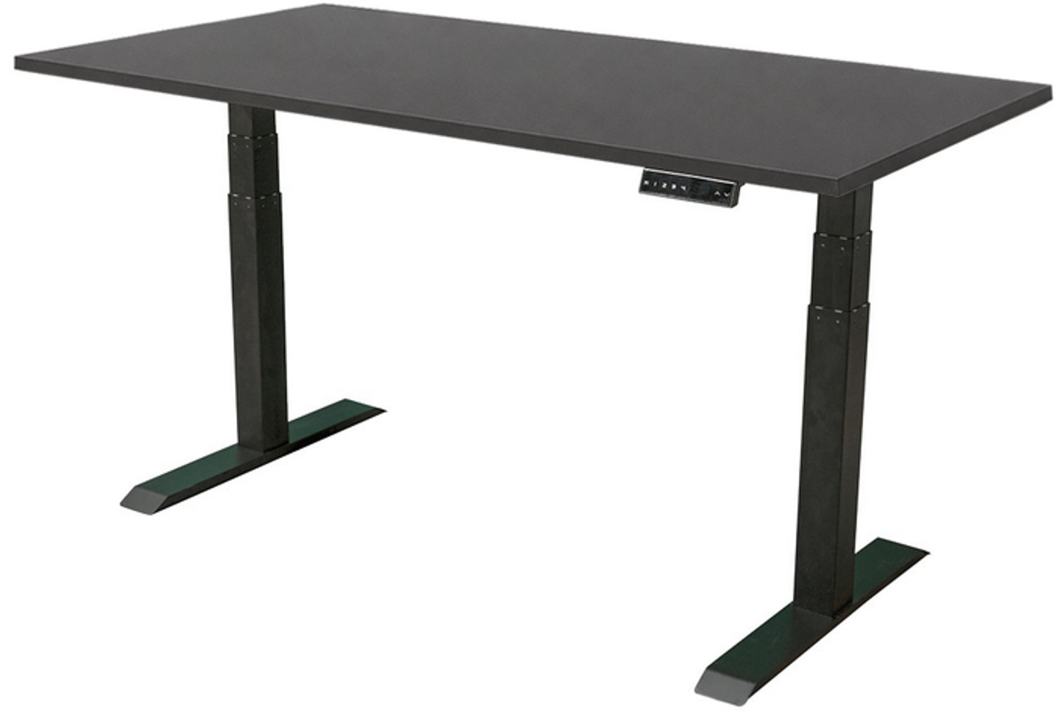 Sedero Elektrisch verstelbaar bureau - 160x80 cm - Dual motor - Zwart / Antraciet