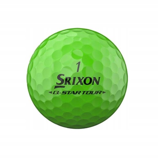 Srixon Q-Star Tour Divide 6 Golfballen - Wit/Groen, 12 Stuks — afbeelding 4