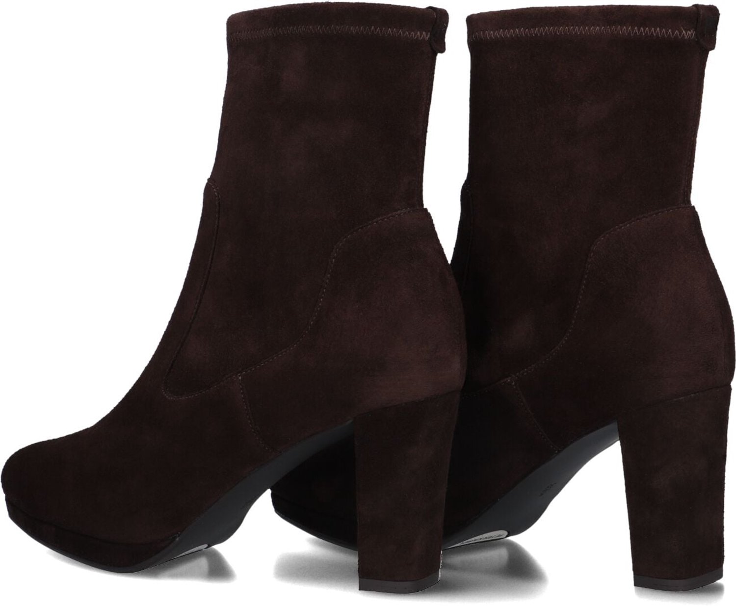 Peter Kaiser 75321 Enkellaarsjes Dames - Bruin - Maat 40