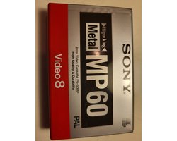 Sony Metal MP 60 PAL Video HI 8 tape