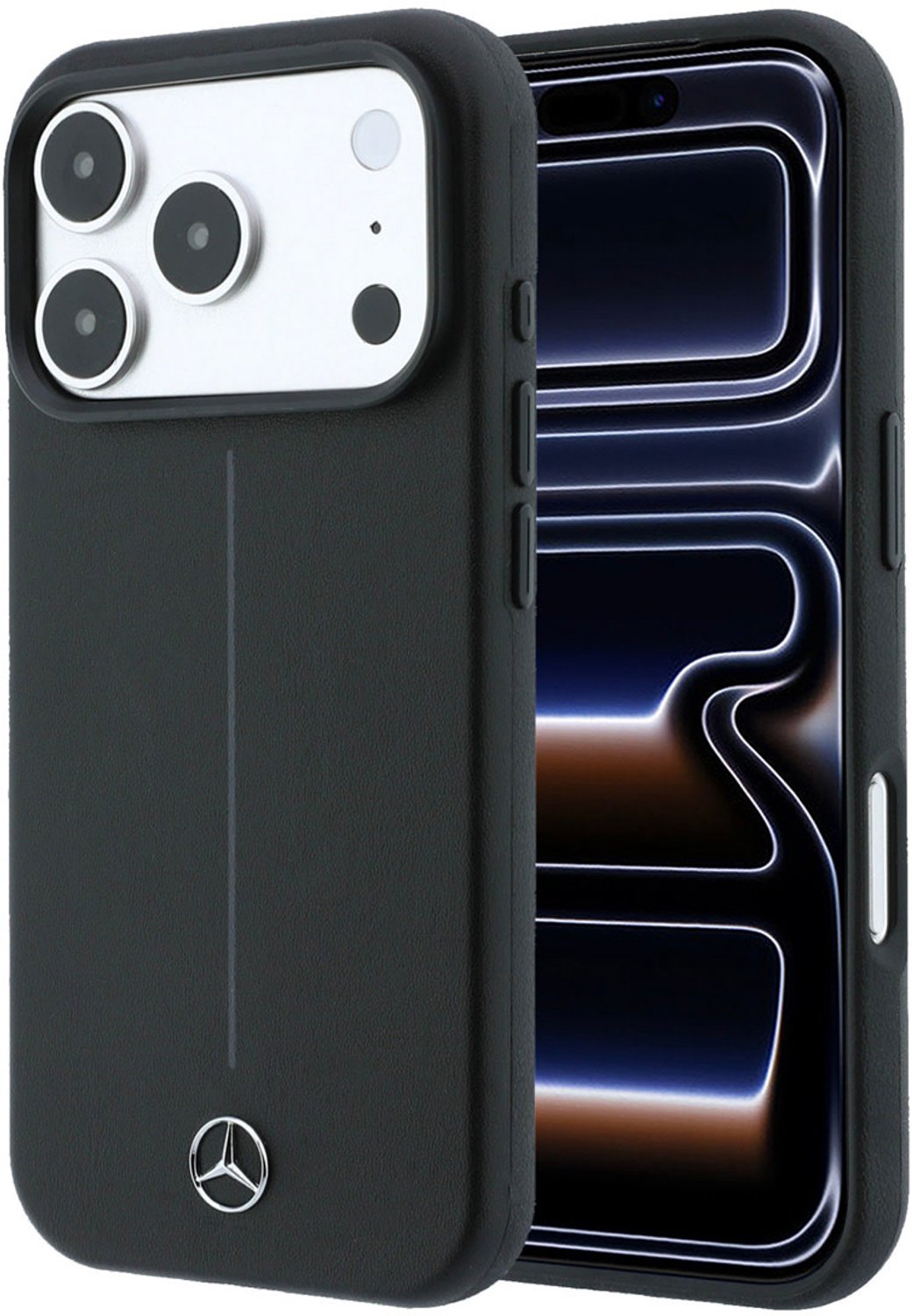 Mercedes-Benz telefoonhoesje voor iPhone 18 Pro - MagSafe compatibel - Zwart