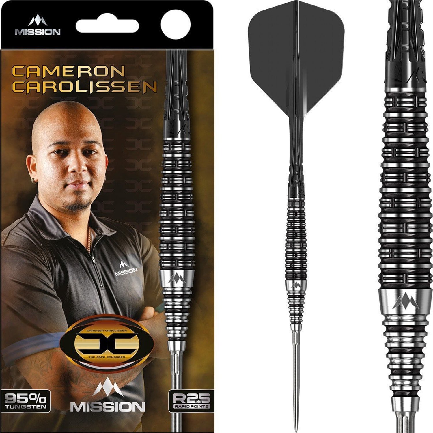 Mission Cameron Carolissen Rapid Point 95% - Dartpijlen