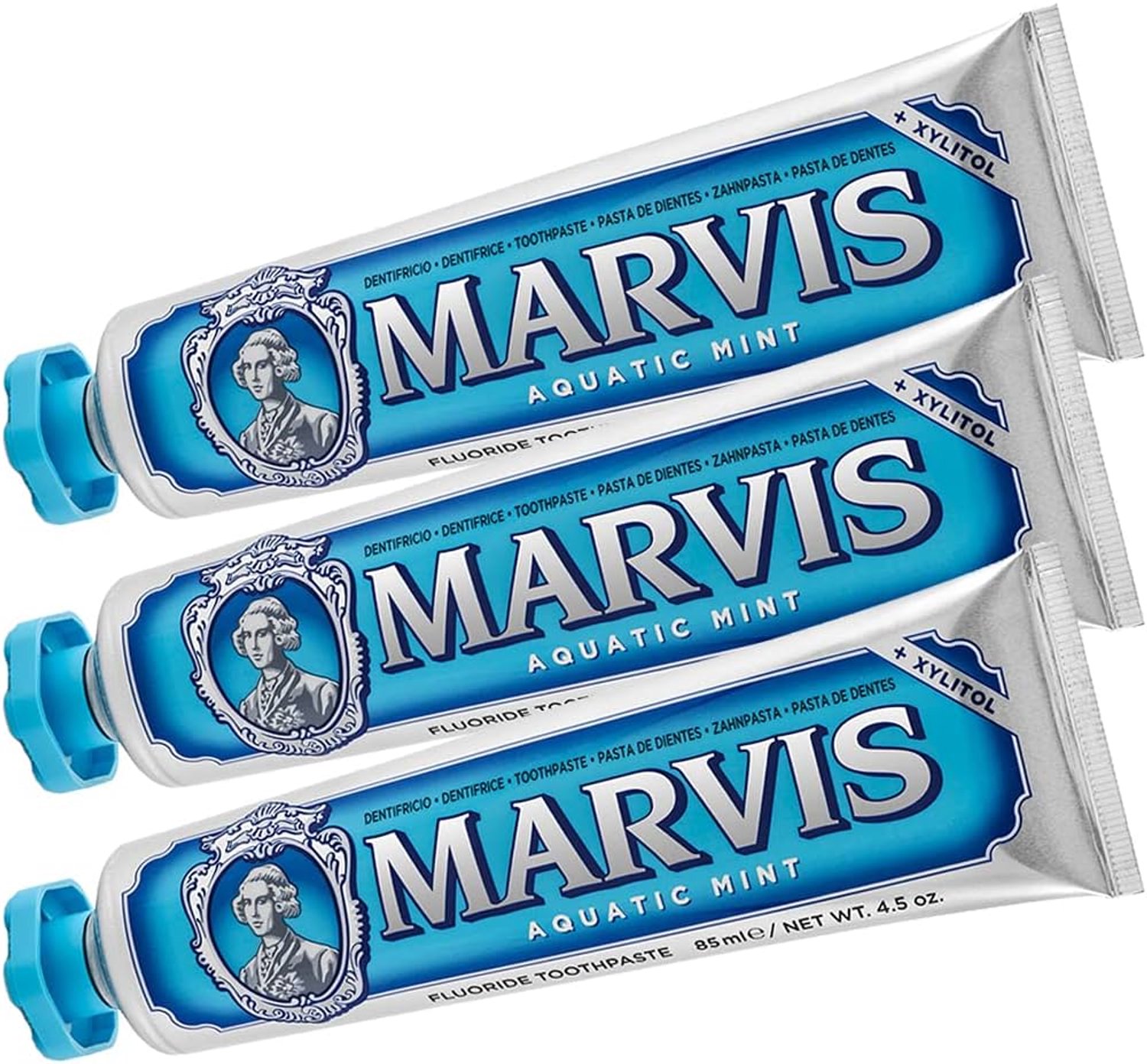 Marvis Tandpasta Aquatic Mint | 3 x 85 ml