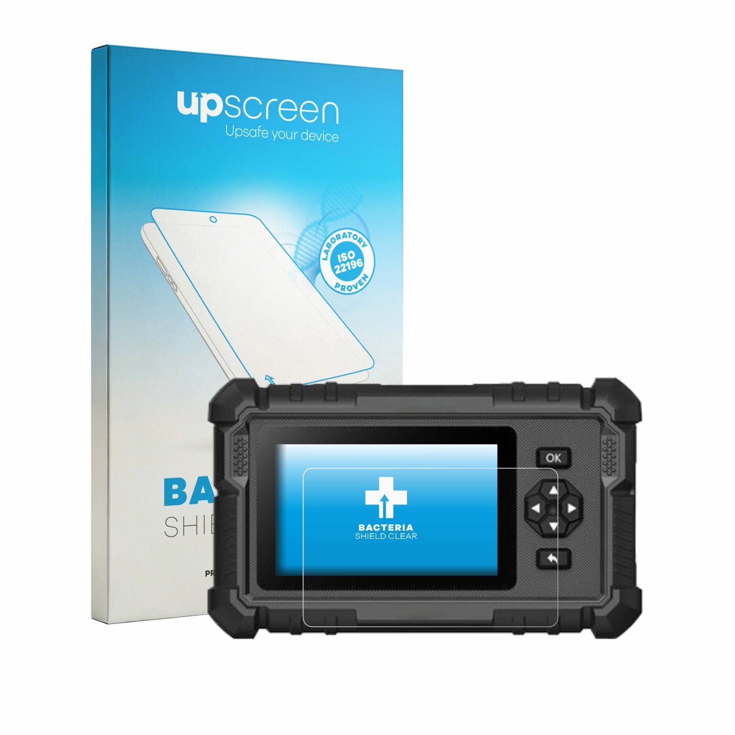 upscreen - Screenprotector voor Topdon ArtiDiag Moto - Folie Beschermfolie transparant antibacterieel
