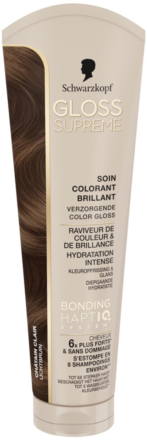 Schwarzkopf Gloss Supreme Lichtbruin 150 ml