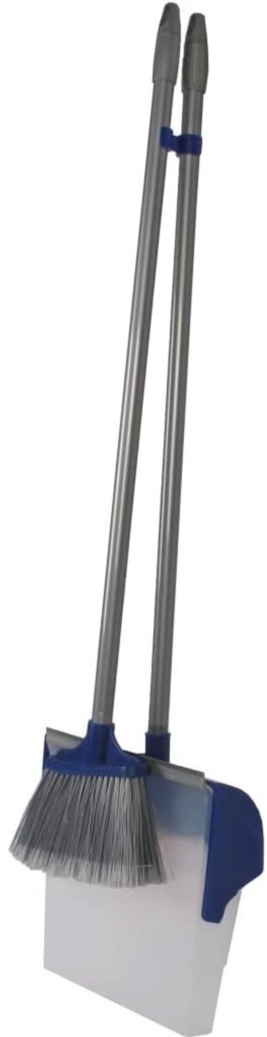 Stoffer en Blik - Kunststof - Lange Steel - Inklapbaar - Voor Tuin en Terras