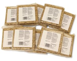 Gifts4Nature - 10 x 300g Vetblokken - Energierijk vogelvoer voor alle seizoenen - Natuurlijke ingrediënten