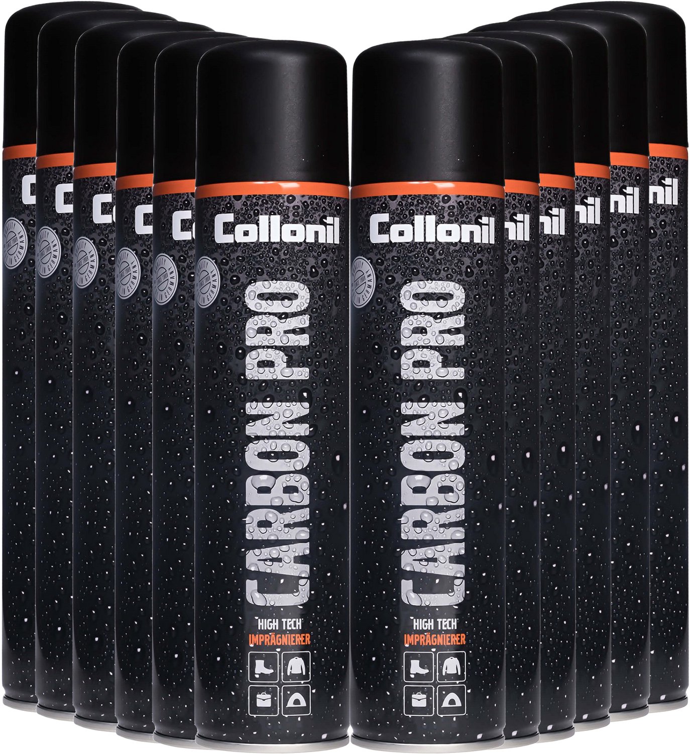 12x Collonil Carbon Pro 300ml - Bulk korting - Kleurloos - 3600ml