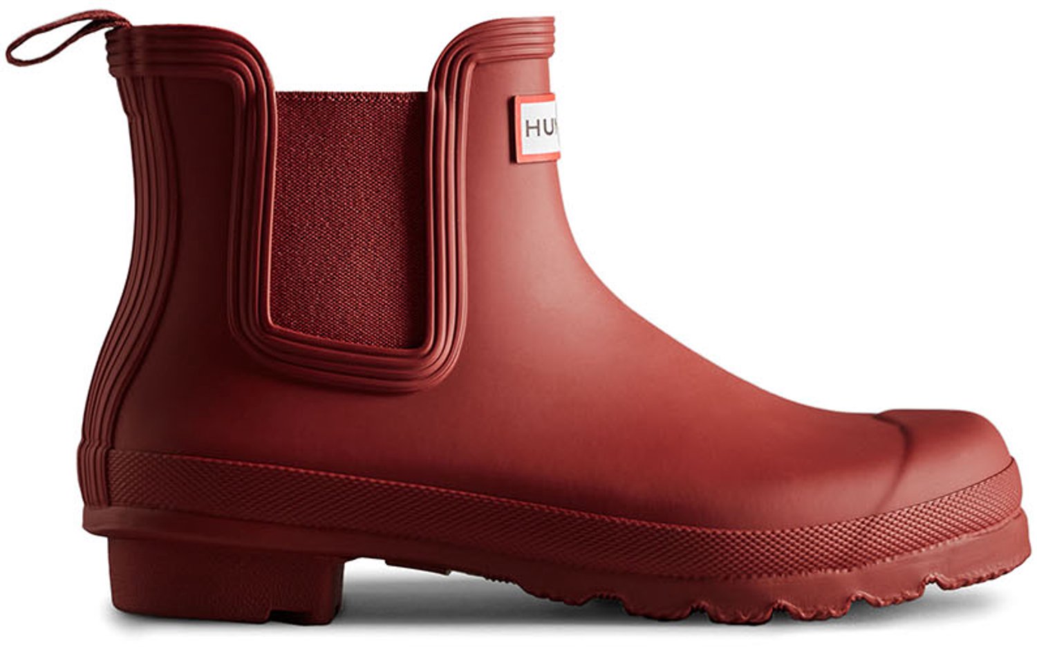 Original Dames Chelsea boots Rubber Rood Waterdicht