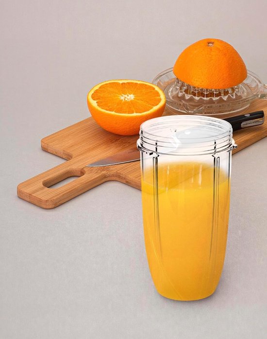 32OZ Juicer Cup Vervangingsonderdelen voor Elektrische Blender - Geschikt voor 900W en 600W - Set van 2 — afbeelding 2
